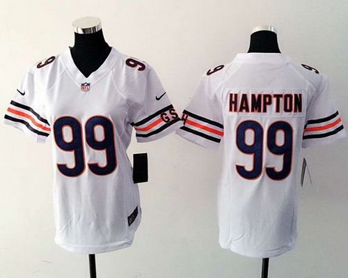 Nike Bears #99 Dan Hampton White Women's Stitched NFL Elite Jersey